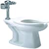 Zurn One Sensor Floor Mounted ADA Height Toilet System with 1.28 GPF ...