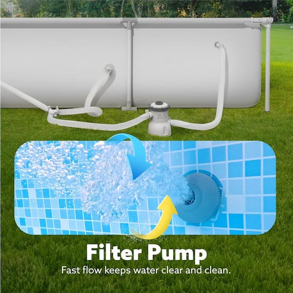 Pool Pump Kiddie Pool Water Filter Sloosh X Outdoor Rectangular