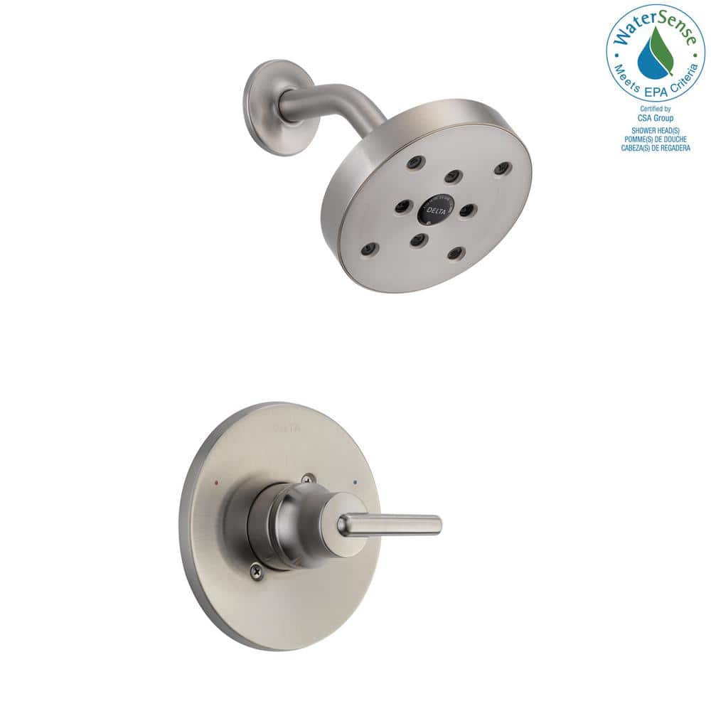 Stainless Steel Single-Function Wall Mounted Shower Faucet Set