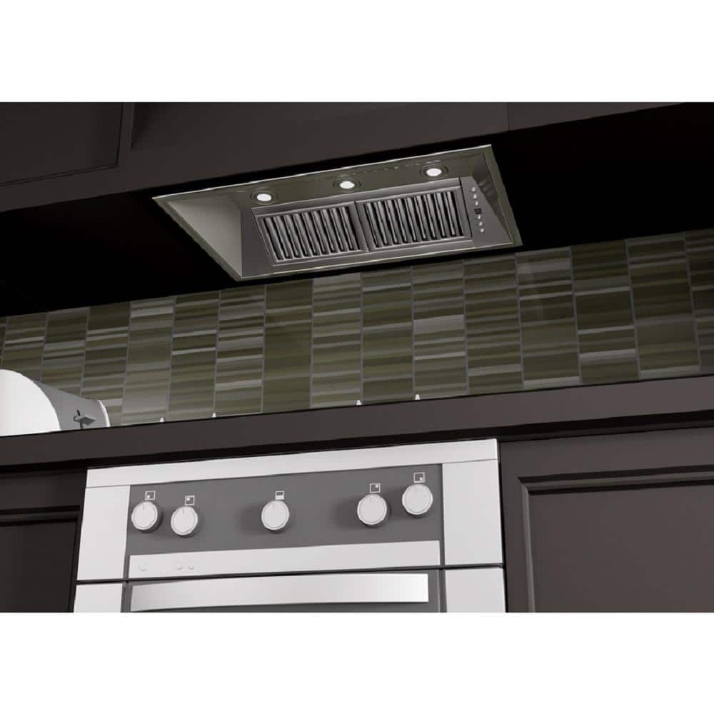46-inch Stainless Steel Island Mount Range Hood Insert