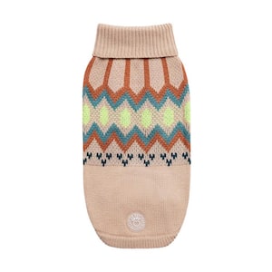 X-Small Sand Heritage Sweater for Dogs