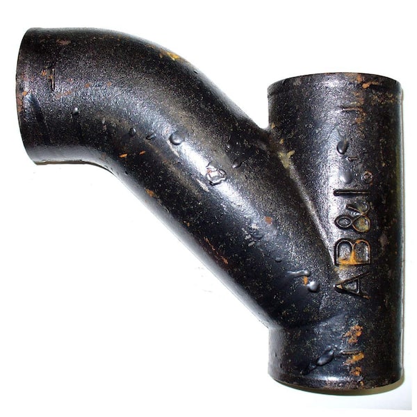 AB and I Foundry 4 in. Cast-Iron Combination Tee/Wye