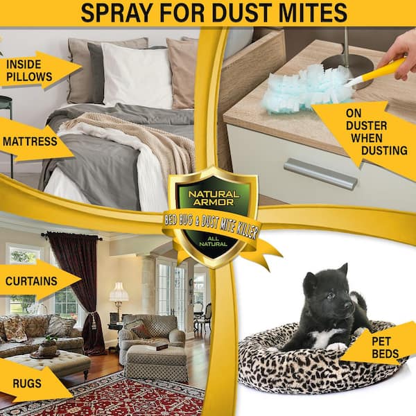 6pcs/set  Bags Dust Mites Killer Mite Eliminator Natural For Bed Sheet Pillo HNJ 