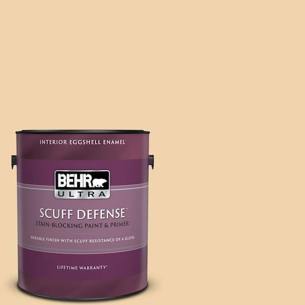 BEHR ULTRA 1 gal. #M280-3 Champagne Wishes Extra Durable Eggshell Enamel Interior Paint & Primer