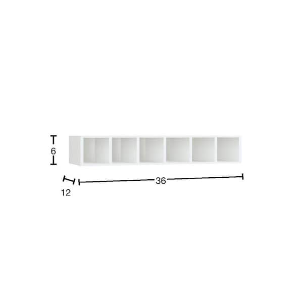 Hampton Bay Courtland 36 in. W x 12 in. D x 6 in. H Assembled