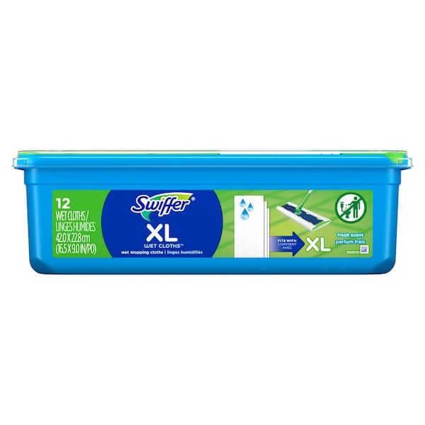 Sweeper XL Wet Mopping Cloth Refills with Open Window Scent (12-Count)