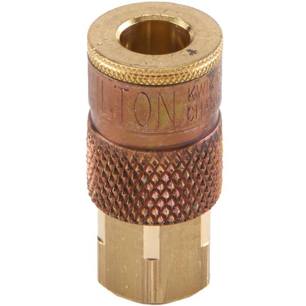 Milton 1/4 in. FNPT T Style Coupler S-785 - The Home Depot