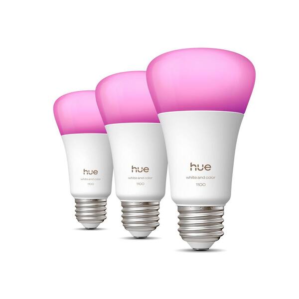 Philips Hue 75-Watt Equivalent A19 Smart LED Color Changing Light
