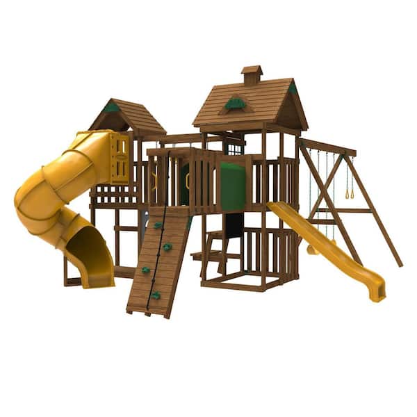 PlayStar Pirate Ship RTA Kit Wooden Outdoor Playset for kids PS