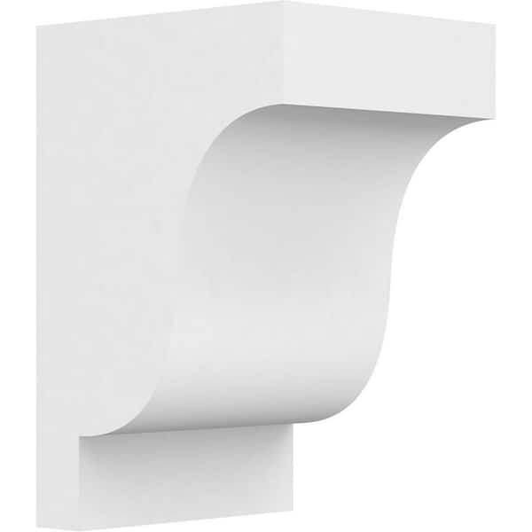 Ekena Millwork 7 in. x 12 in. x 8 in. Standard Newport Architectural Grade PVC Corbel
