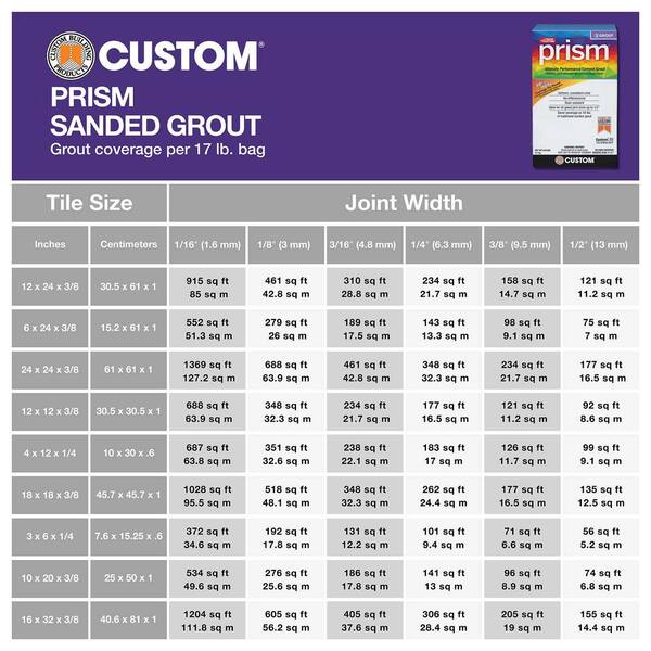 Custom Building Products Prism #380 Haystack 17 lb. Ultimate Performance Grout