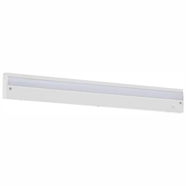 24 in. Hardwired White Integrated LED Under Cabinet Light