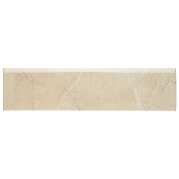Merola Tile Aroas Bullnose Arena 2 in. x 8 in. Ceramic Wall Trim Tile