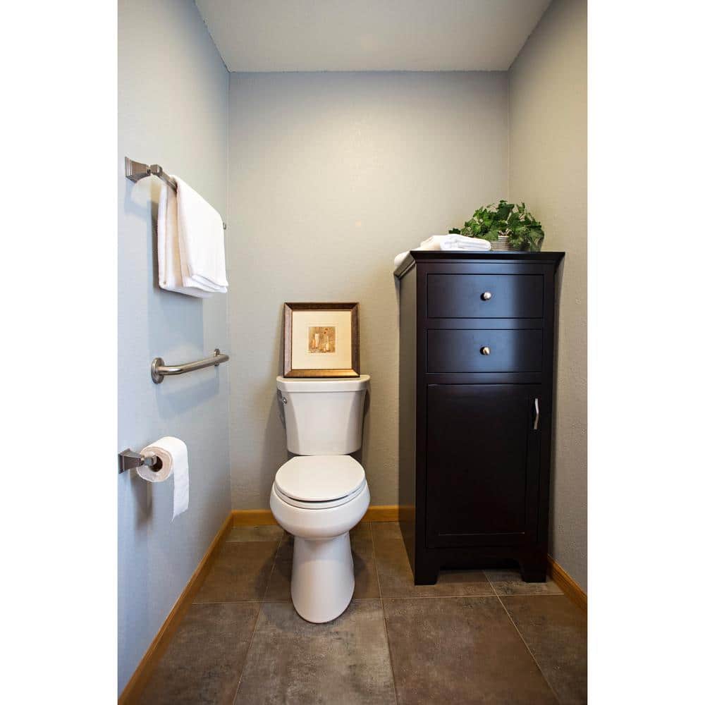 12-Inch Polished Stainless Steel Safety Grab Bar