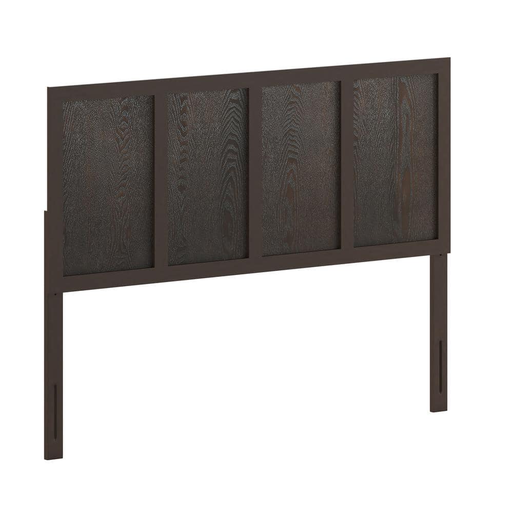 TAYLOR + LOGAN Dark Brown Queen Headboard