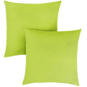 Green Outdoor Pillow, Insert Included, Light Green Striped Pillow, 16x16,  18x18, 20x20, Waterproof Outdoor Pillow, Green Outdoor Decor 