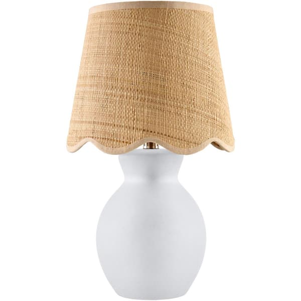 Stella Diminuta STD-077 15"H x 8"W x 8"D Accent Table Lamp ,Beige