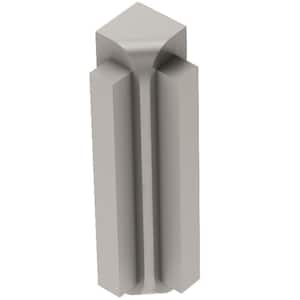 Rondec-Step Satin Nickel Anodized Aluminum 3/8 in. x 1-7/8 in. Metal 90° Inside Corner