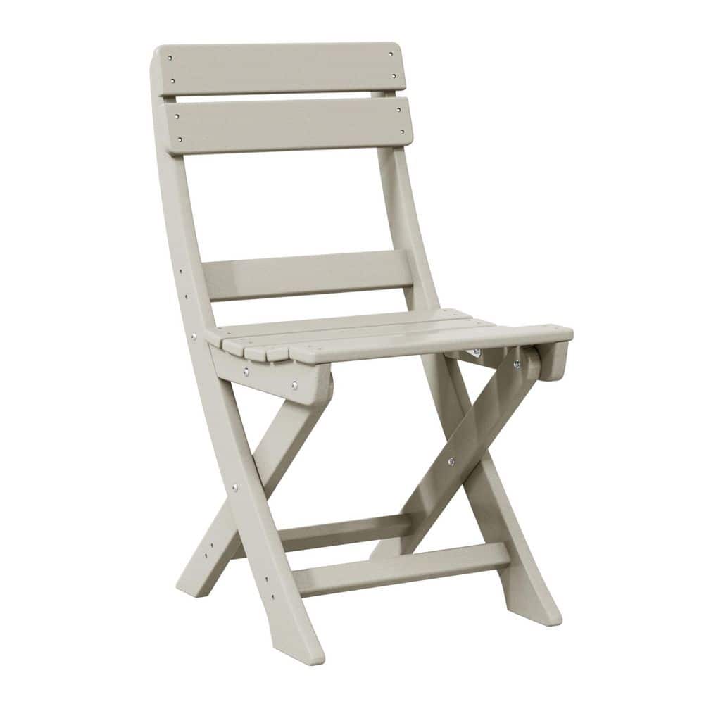 Laguna Outdoor Patio Plastic All Weather Folding Dining Chair in Sand price history on PriceWatchPro