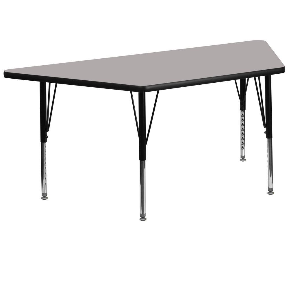 MG Adjustable Height Horseshoe Activity Table Marco Group Inc. Tabletop  Finish: Wild Cherry, Side Finish: Black, Size: 30 H x 66 L x 60 W -  Yahoo Shopping