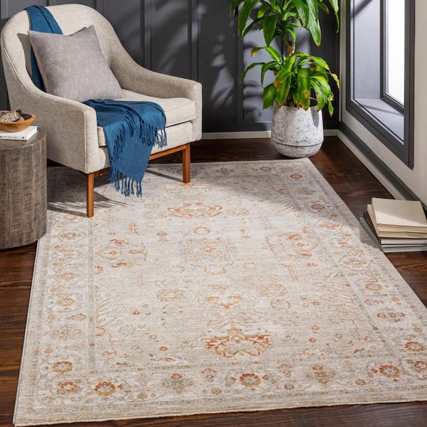 Katara Cream Doormat 3 ft. x 4 ft. Indoor Area Rug