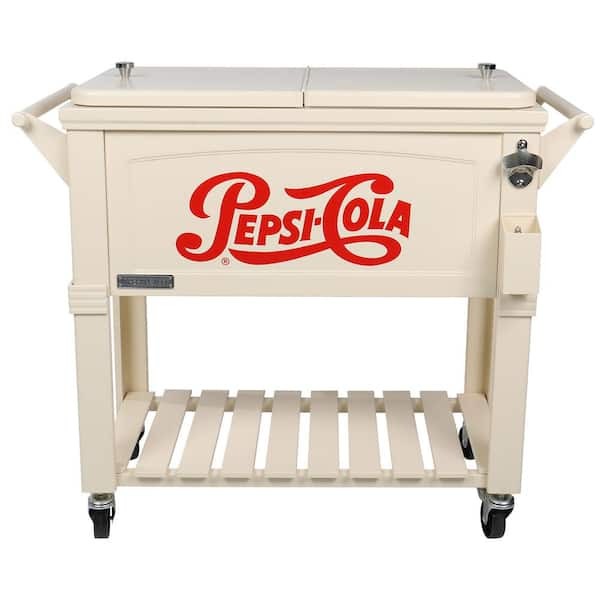 Permasteel 80 Qt. Rolling Patio Cooler Furniture Style