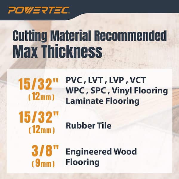 POWERTEC Replacement High-Speed Steel Blade for 13 in. Laminate