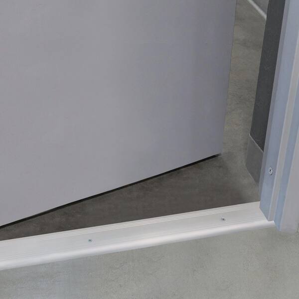 M-D 0.19 in. H X 72 in. L Anodized Pewter Silver Aluminum Carpet Trim M-D 0.19 in. H X 72 in. L Anodized Pewter Silver Aluminum Carpet Trim