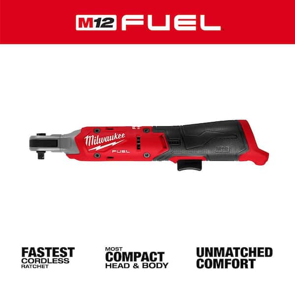 M12 FUEL 12V Lithium-Ion Compact 1/4 in. Cordless Ratchet (Tool-Only)