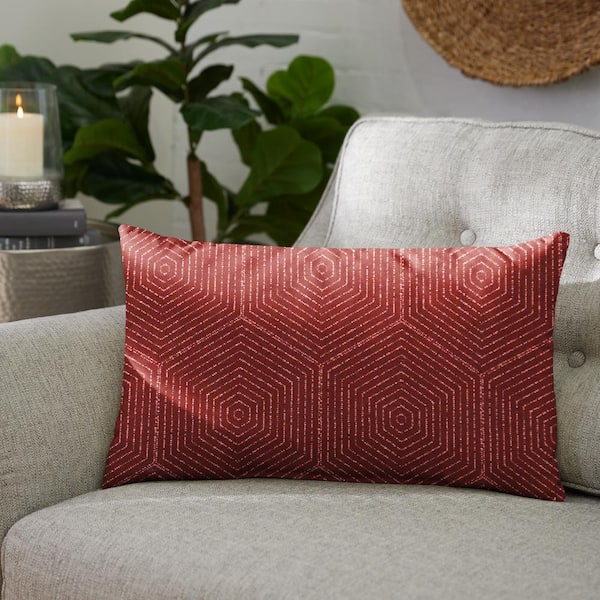 Decorative Pillows For Couch Burgundy/Blue/Brown Polyester (Pillow Core Not  Included)