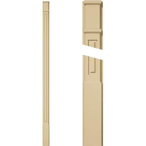 Ekena Millwork 2 in. D x 5 in. W x 108 in. L Primed Polyurethane Pilaster 1- Pack