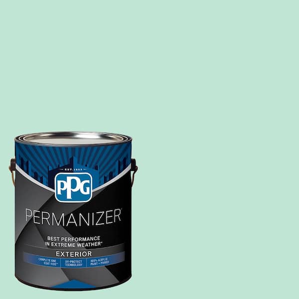 PERMANIZER 1 gal. PPG1228-2 Jade Spell Flat Exterior Paint