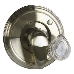 1-Handle Shower Valve Trim Kit for Moen Shower Faucets in Brushed Nickel