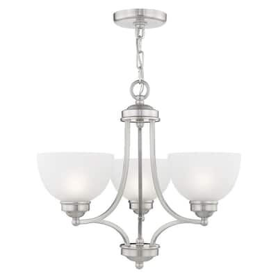 Livex Lighting Somerset 1 Light Brushed Nickel Mini Pendant 4210-91