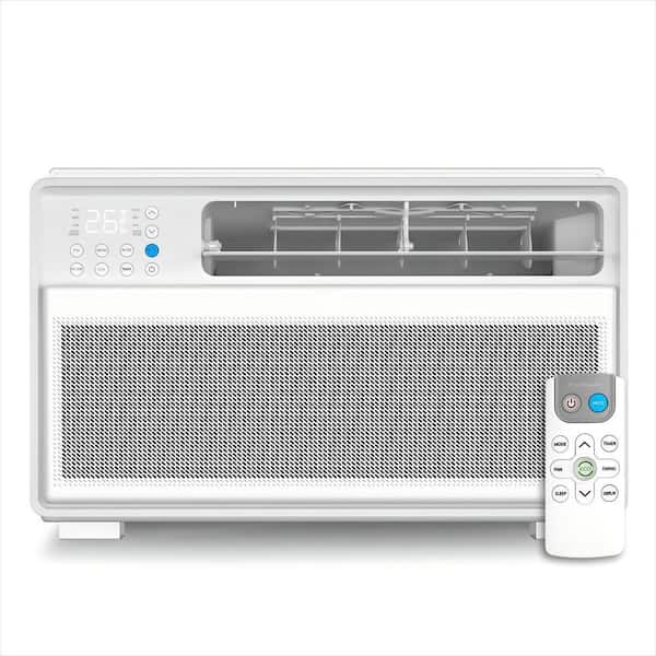 12,000 BTU (8,100 DOE) 115V  Window Air Conditioner Cools 550 sq. ft. Through the Wall AC with Dehumidifier in White