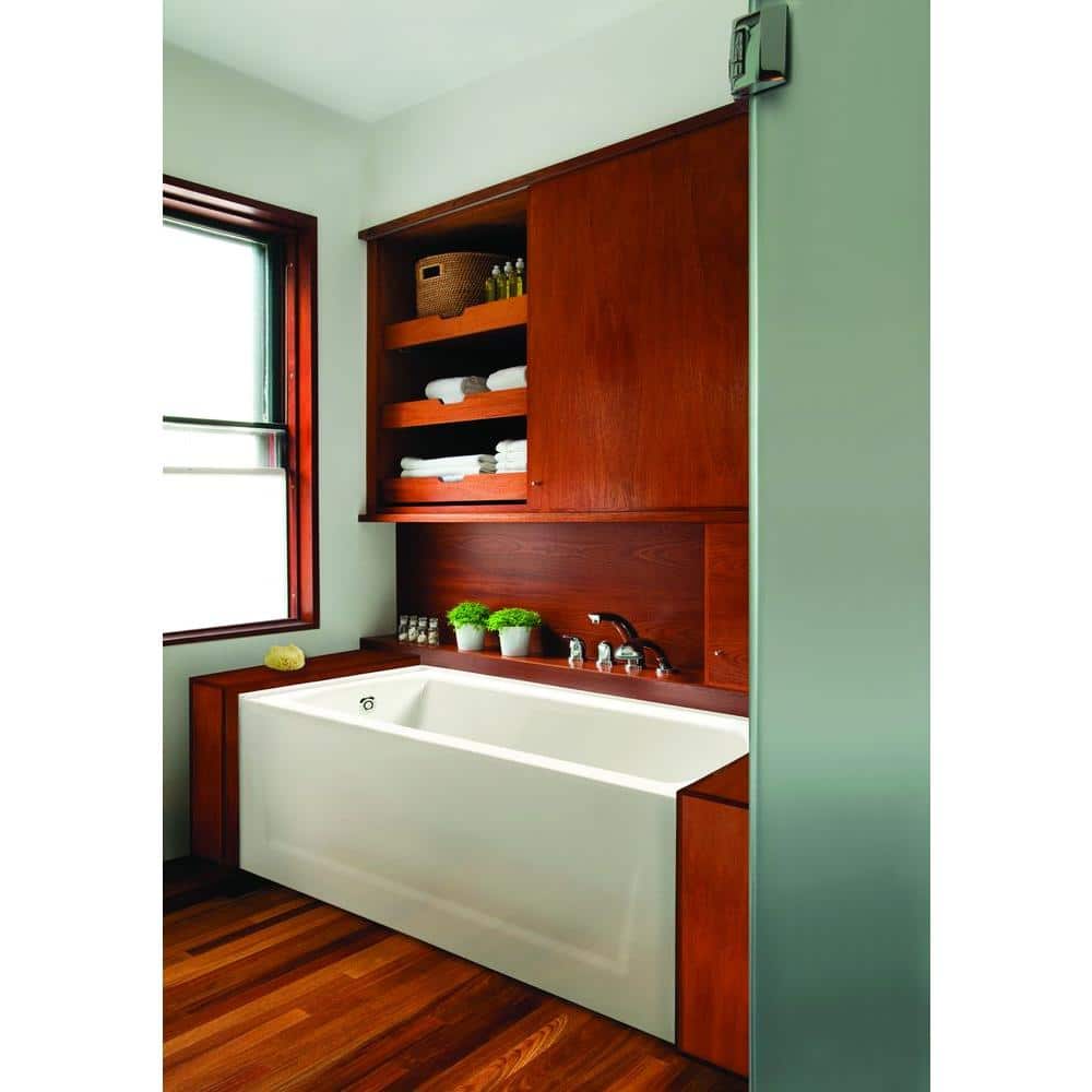 Cooper 60 in. x 32 in. Acrylic Right Drain Rectangular Alcove Whirlpool Bat