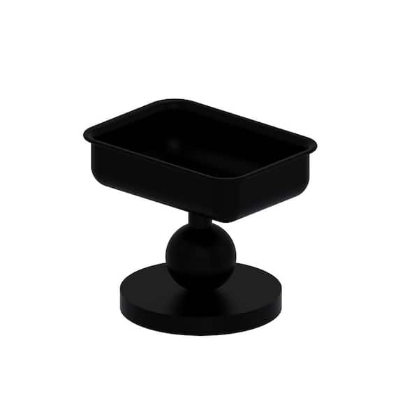 Vanity Top Soap Dish in Matte Black