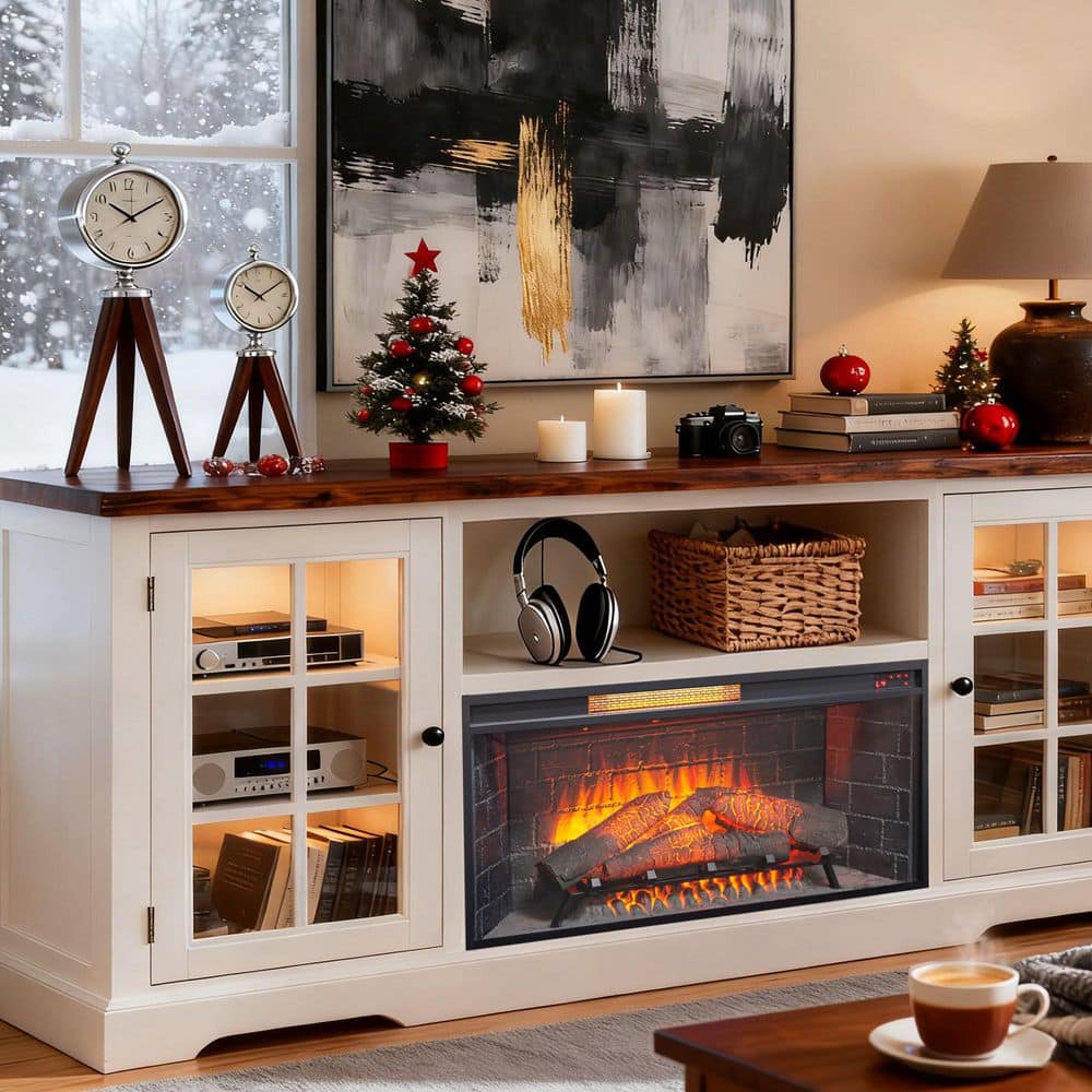 36 in. Infrared Electric Fireplace Insert with Remote, Timer, Adjustable Flame and Heat for Home, Heat up to 400 sq. ft. price history on PriceWatchPro