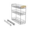 HOMEIBRO 7.5 in. W x 21 in. D Wood Pull out Organizer Rack for Narrow  Cabinet HD-52108D-AZ - The Home Depot