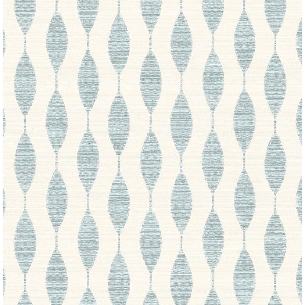Blue Opal Geometric Vinyl Peel and Stick Wallpaper