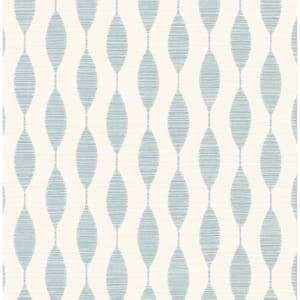 30.75 sq. ft. Blue Opal Ditto Vinyl Peel and Stick Wallpaper Roll
