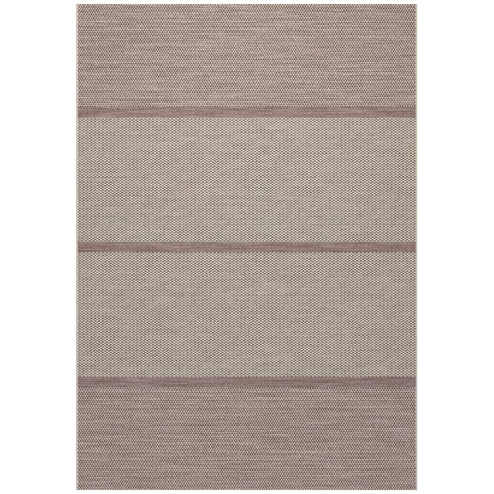 Coastal Sands Plum 5 ft. 3 in. x 7 ft. 6 in. Striped Polypropylene ...