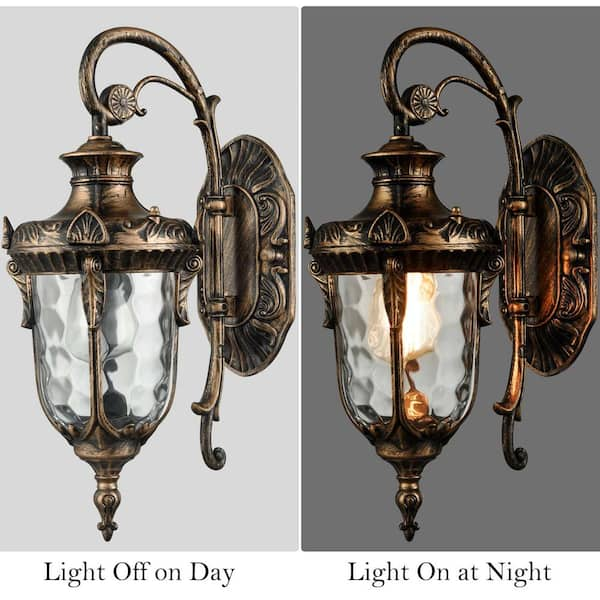 https://images.thdstatic.com/productImages/dddce13b-f7f8-425f-95a0-3e041ffb1cef/svn/gold-claxy-outdoor-sconces-xt-t3265bu-sj-1f_600.jpg