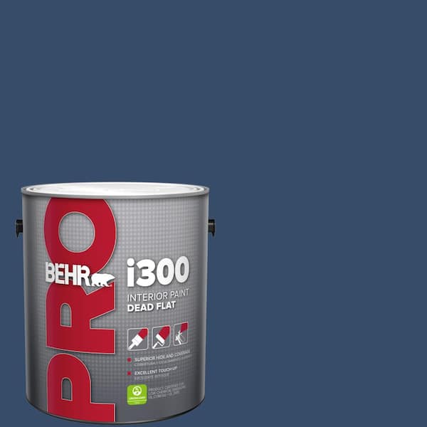 BEHR PRO 1 gal. #580D-7 Deep Royal Dead Flat Interior Paint