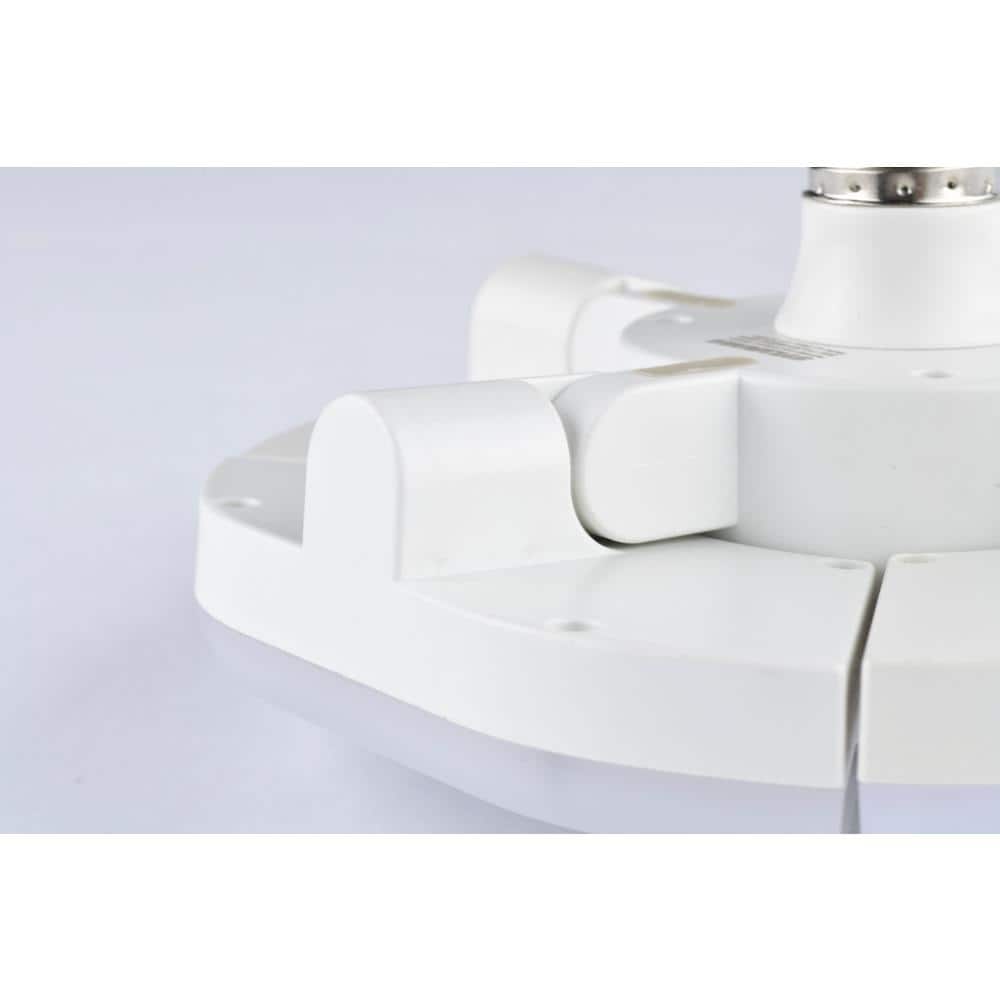 20W White Plastic LED Motion Sensor Security Flood Light