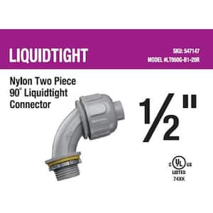 1/2 in. 2-Piece 90° Liquid Tight Connector