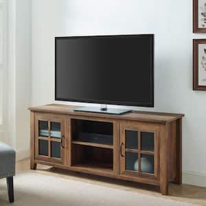 42" Flat Screen TV Stand Entertainment Media Center Contemporary Table Rustic Oa 