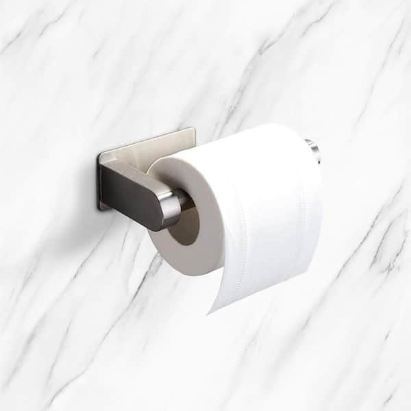 Bathroom Stainless Steel Black Toilet Roll Paper Holder Wall Mount with  Curve Cover Versatile