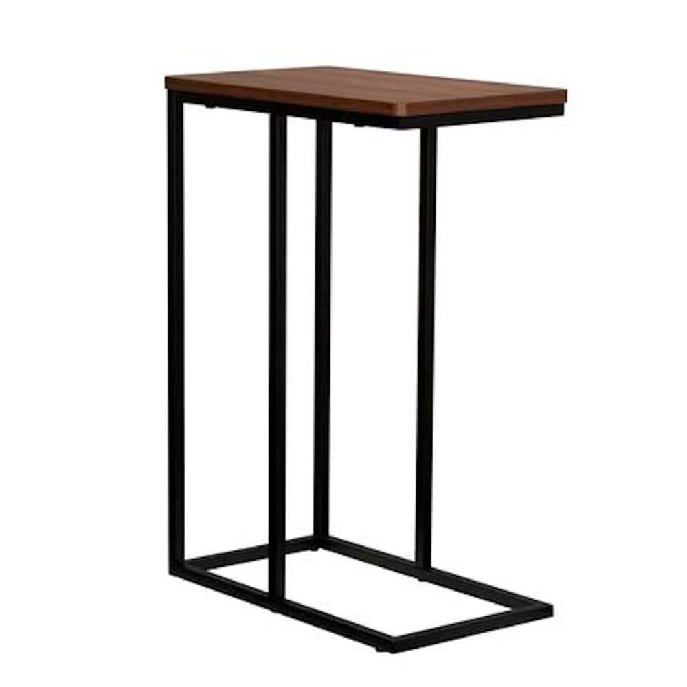 HOUSEHOLD ESSENTIALS Williamsburg Collection 25 in. Black Side Table (1 ...
