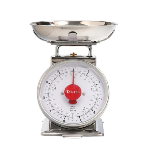 Taylor Analog Kitchen Scale in Stainless Steel